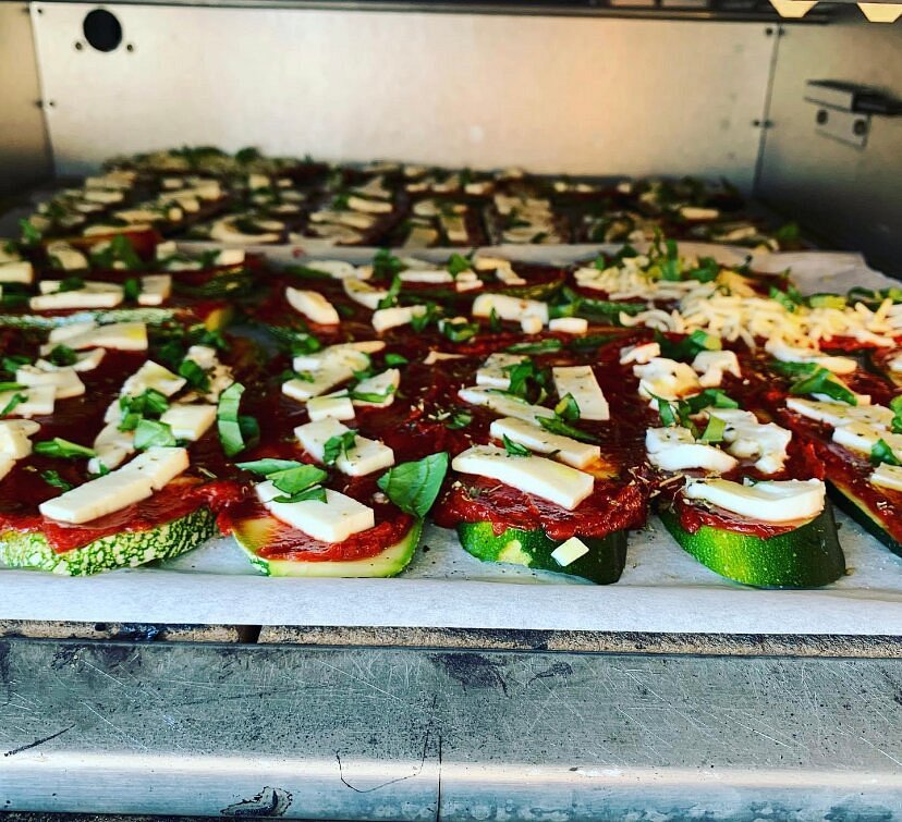 Pizza aux courgettes
