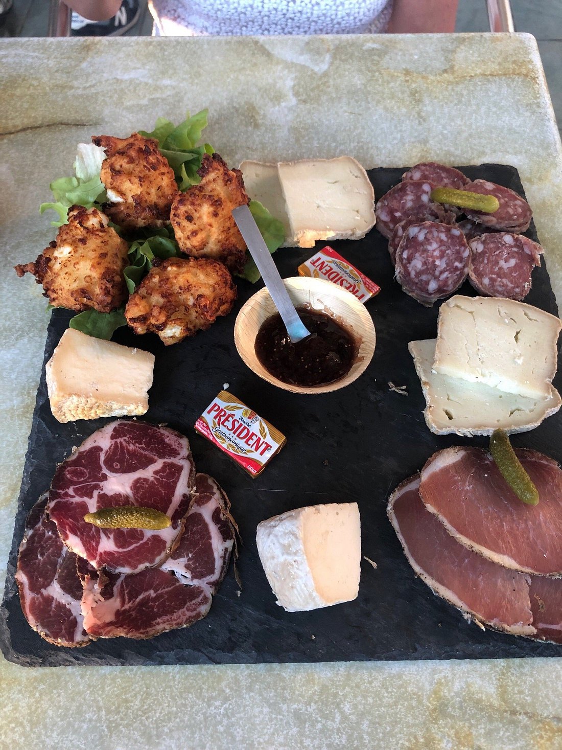 Planche de charcuterie et fromage